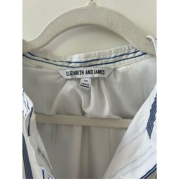 Elizabeth and James Joana Striped Tunic Mini Dress Women’s Size Medium - Picture 7 of 7